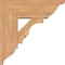 Ekena Millwork Balboa Traditional Smooth Bracket w/ Offset Brace, Western Red Cedar, 7 1/2"W x 20"D x 20"H BKT0806X20X20BOA01SWR - alternate 2